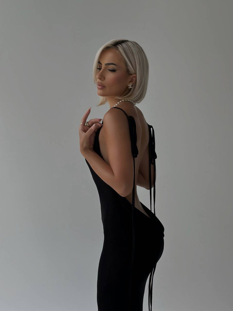 Sophia Backless Maxi Dress