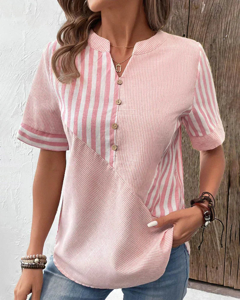 Multi-Striped Blouse