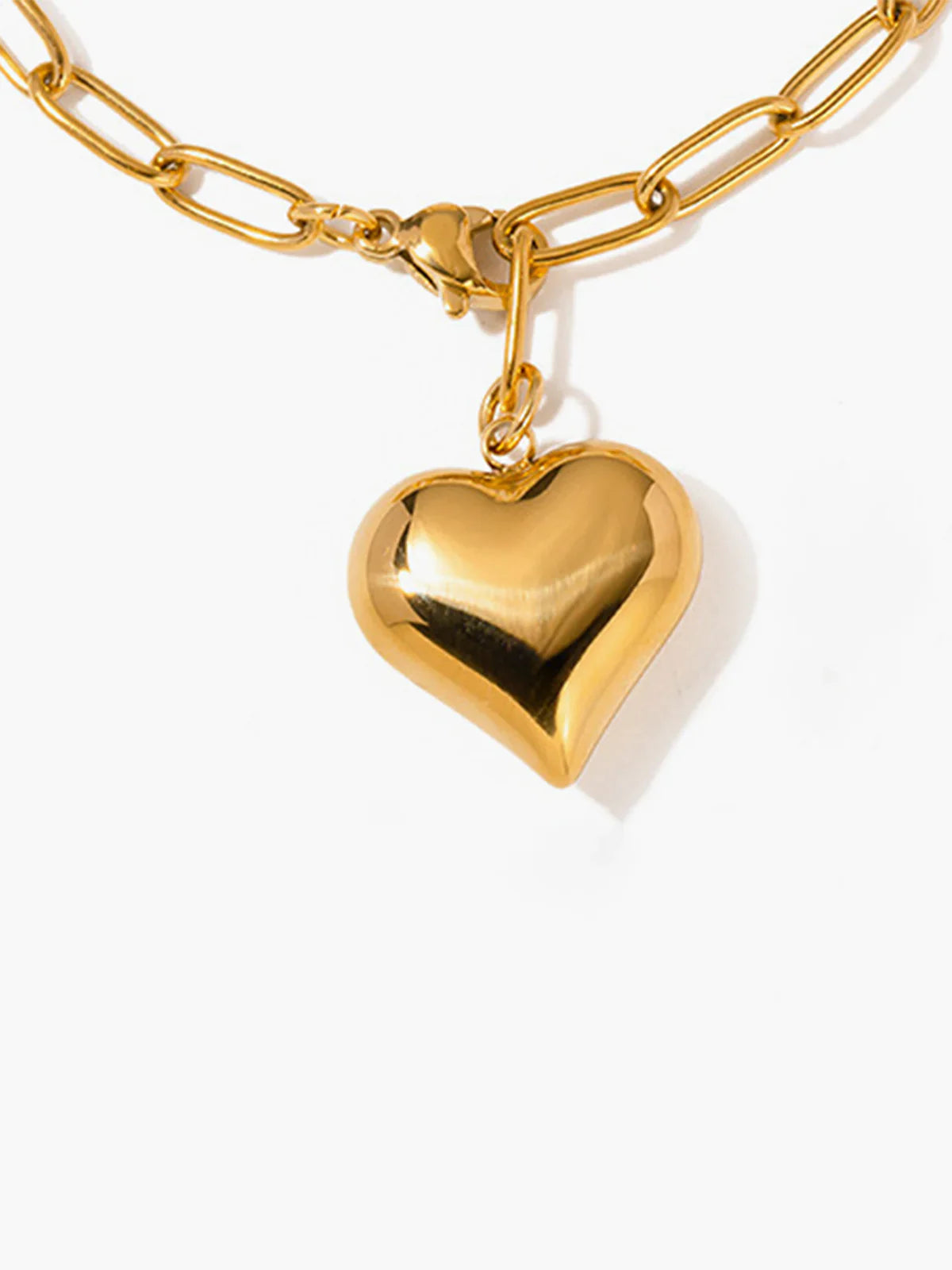 Maxine Heart Pendant Bracelet