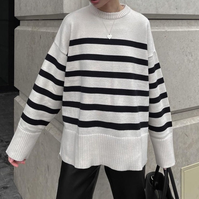 Riley Striped Knitted Sweater