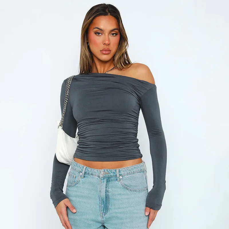 Pretty Sight Off-Shoulder Long Sleeve Top