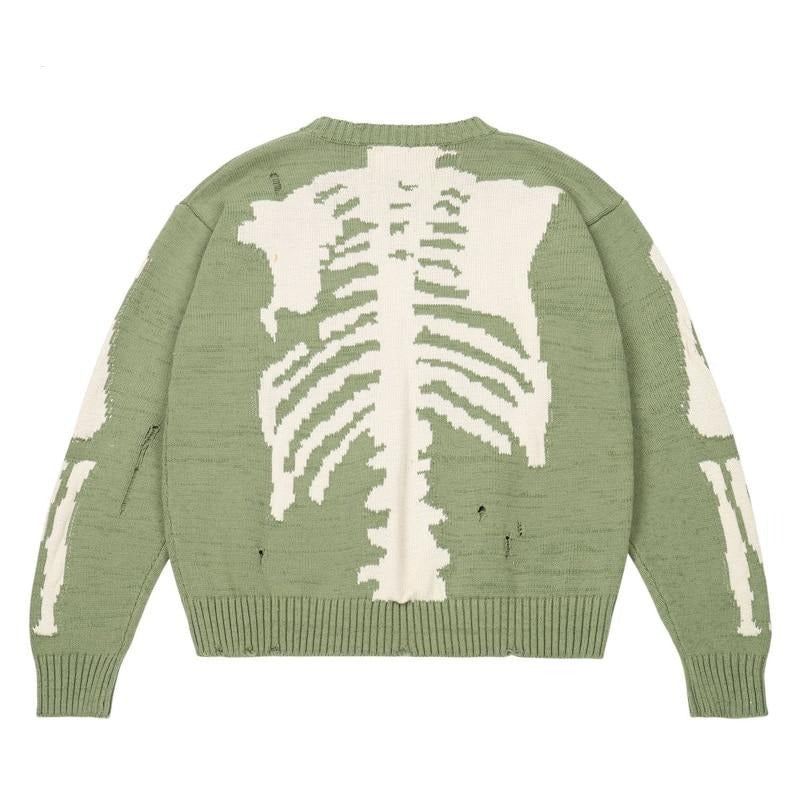 Owens Skeleton Bone Sweater